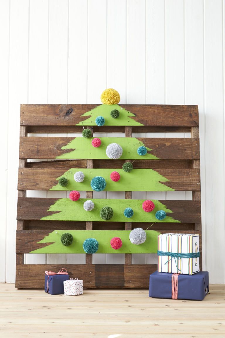 dekorasi natal sederhana pohon DIY