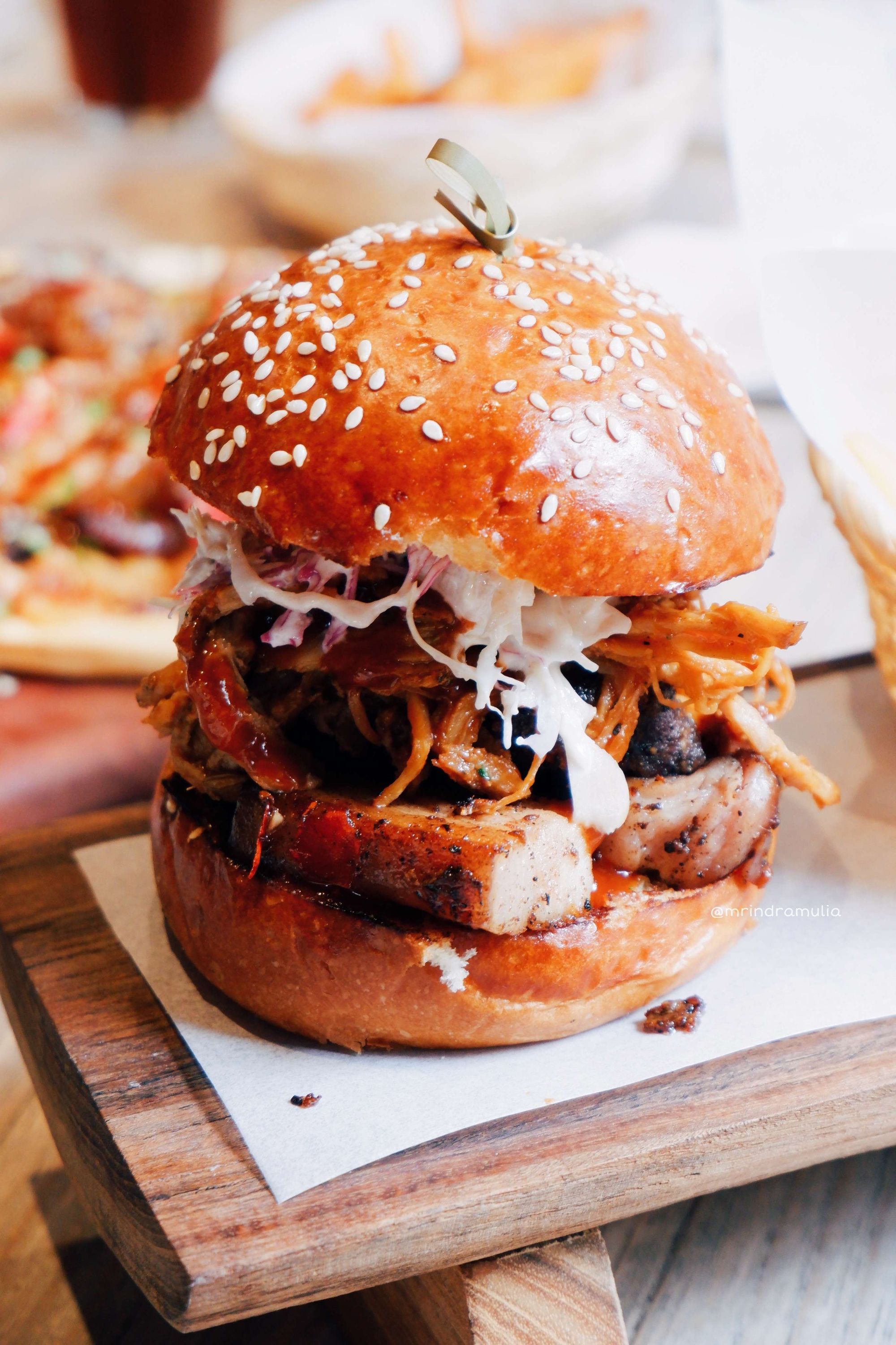 double cheese burger