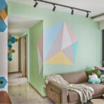 desain geometris pada dinding