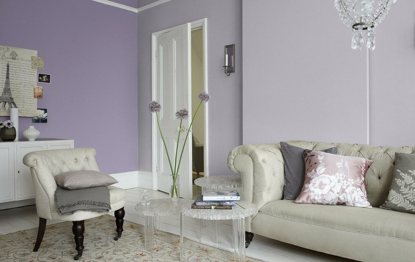 inspirasi desain ruang lilac