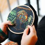 hobi produktif untuk me time - kit embroidery