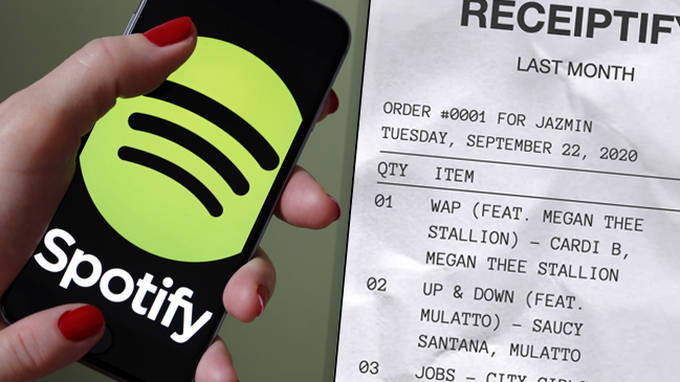 cara membuat receiptify