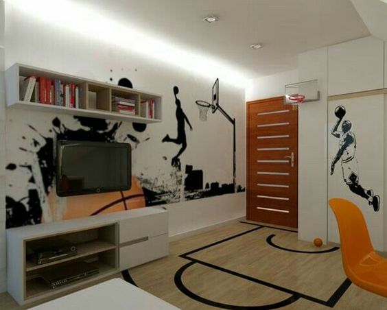 desain kamar cowok modern