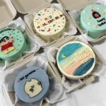 desain bento cake korea
