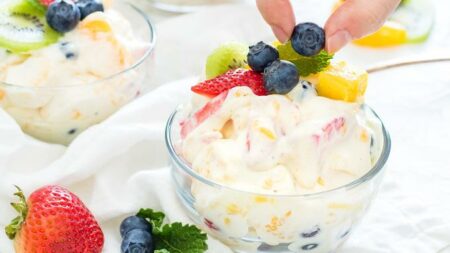 cara membuat salad buah