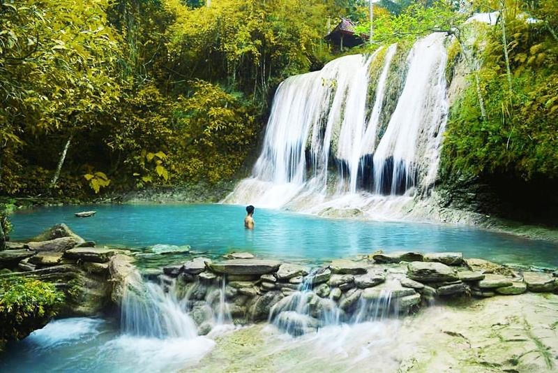 wisata terbaru jogja, berendam di curug