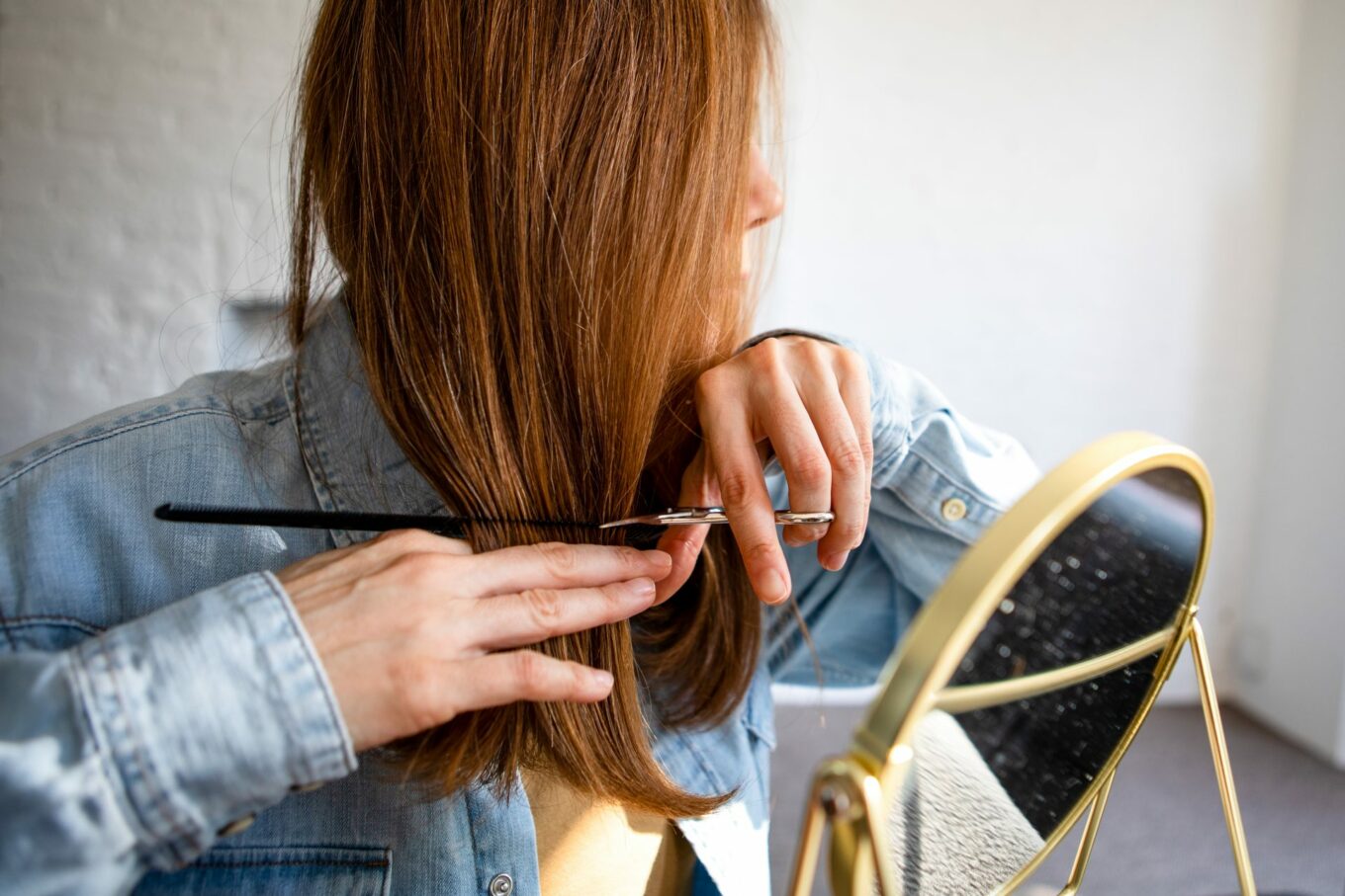 cara memotong rambut sendiri