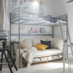 inspirasi desain kamar loft bunk bed .