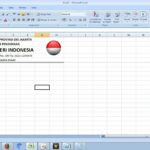 cara membuat kop surat di excel