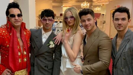 seleb menikah di las vegas - joe jonas sophie turner