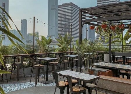 rooftop cafe jakarta