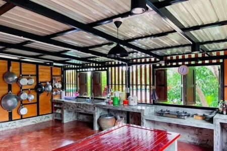 dapur sederhana di kampung